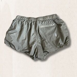 Free People Movement Olive Green Bubble Hem Athletic Shorts 🔥CLEAR THE CLOSET